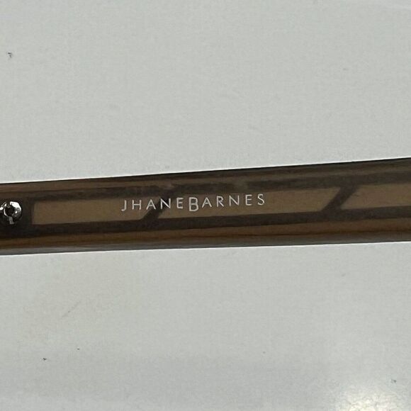 JHANE BARNES Molecular Titanium eyeglasses Frame Bronze Half Rim 55-17-140 - Picture 7 of 10